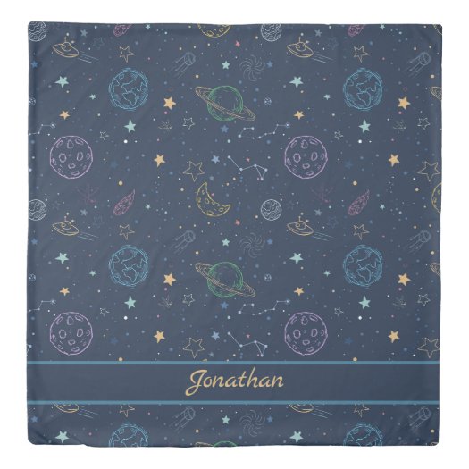 Personalized Space Galaxy Constellation Pattern 
