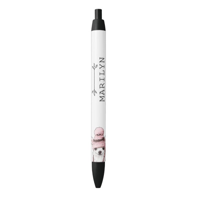 Personalized Sparkle The Tiny Chi | Cute Chihuahua Pen (Front Vertical)