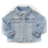 Personalized Sparkle Unicorn Jean Jacket  (Front)