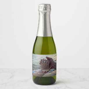 Personalized Sparkling Wine Bottle Label Photo