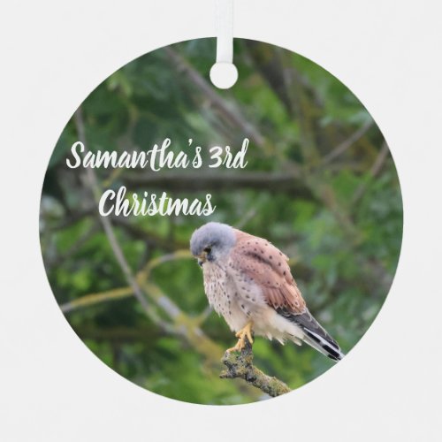 Personalized Sparrowhark Photo Christmas Ornament