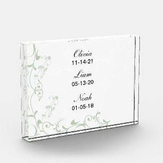 Personalized Special Date Acrylic Desktop Frame