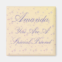 Personalized Special Friend Purple Magic