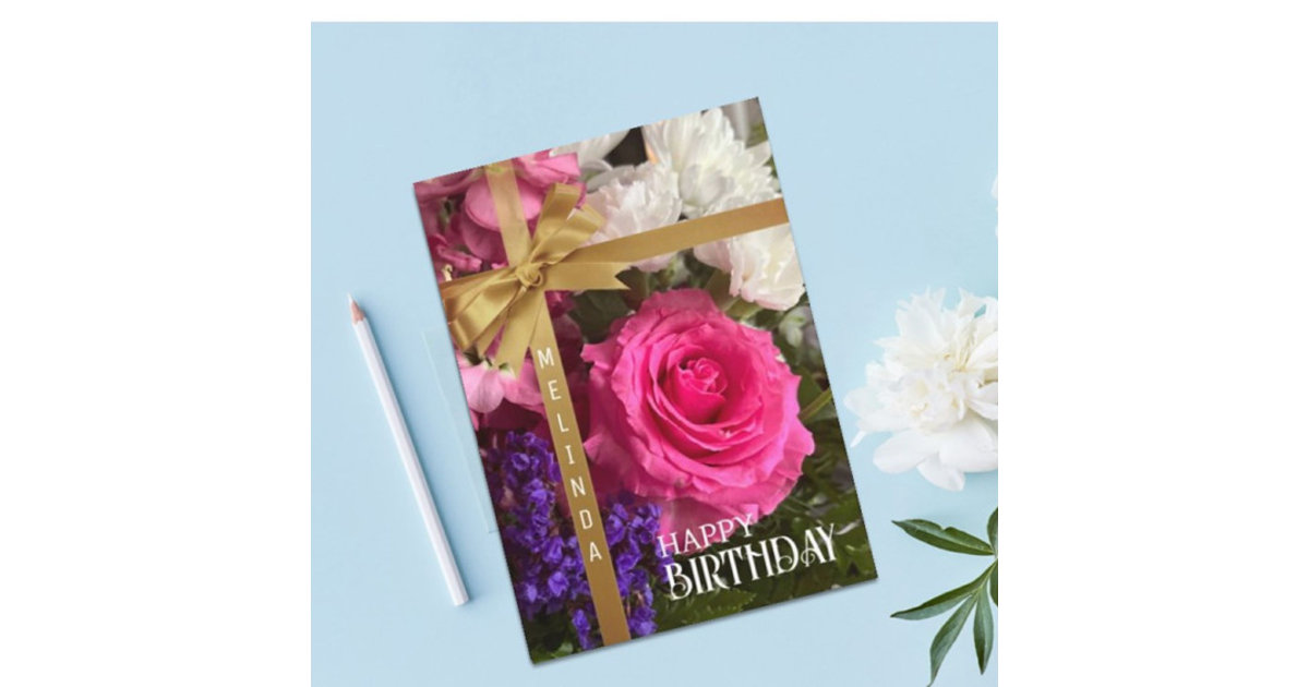 Personalized Special Happy Birthday card | Zazzle