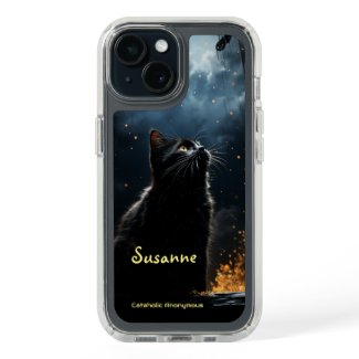 Personalized Speck iPhone 15 Case for Kitten Lover