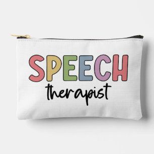 Personalized Speech Therapist SLP Accessory Pouch