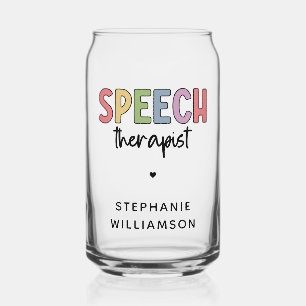 Personalized Speech Therapist SLP Can Glass