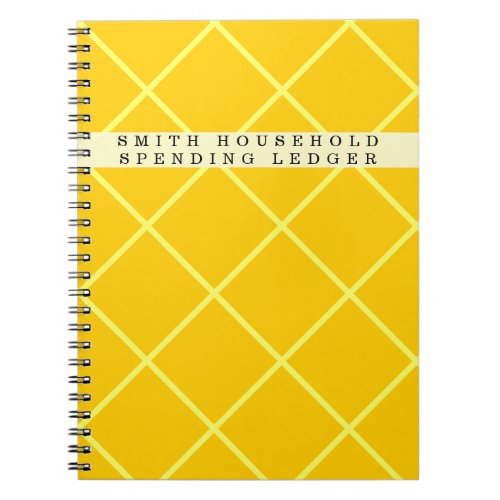 Personalized Spending Ledger Home Finances Journal