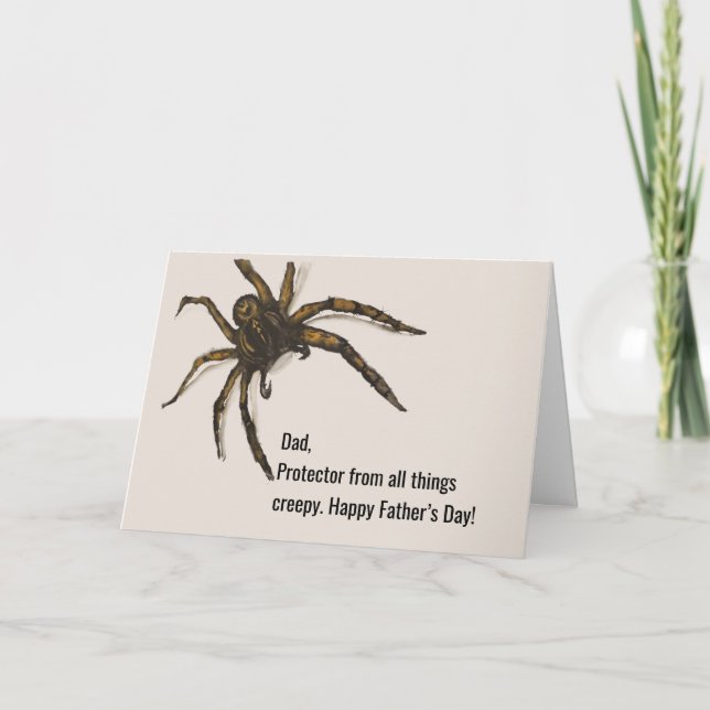 Personalized Spider Card (Front)