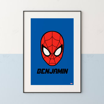 Personalized Spider-man Head Icon  Poster by spidermanclassics at Zazzle