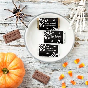 Personalized Spiderweb Halloween Hershey's Miniatures