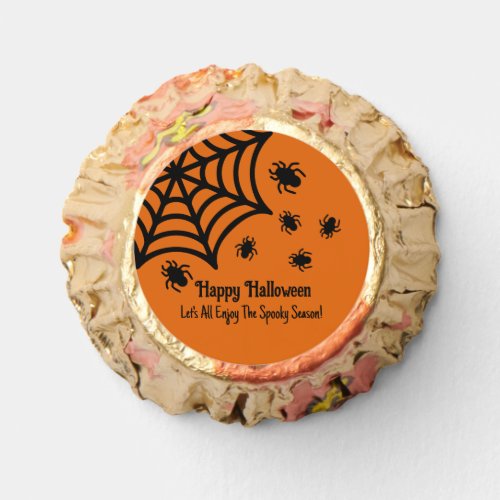 Personalized Spiderweb Halloween Reeses Peanut Butter Cups