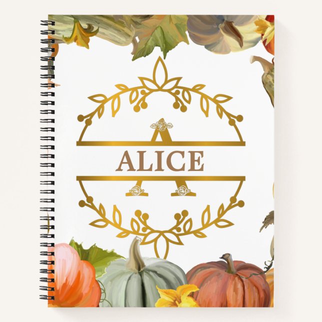 Personalized Spiral Notebook (Front)