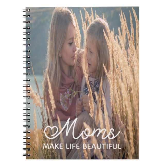 Personalized Spiral Notebook For Mom (Front)