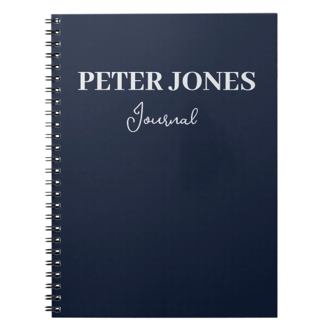 Personalized Spiral Notebook Journal (Front)