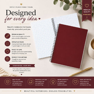 Personalized Spiral Notebook Journal