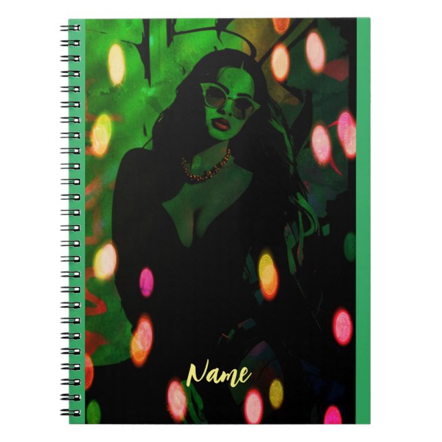Personalized Spiral Photo Notebook (Front)