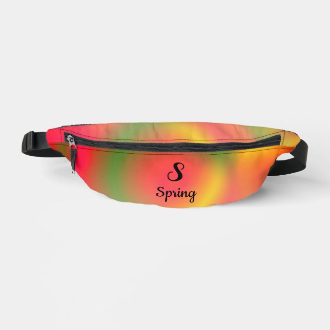 Personalized Spiral Spring Fanny Pack (Front)