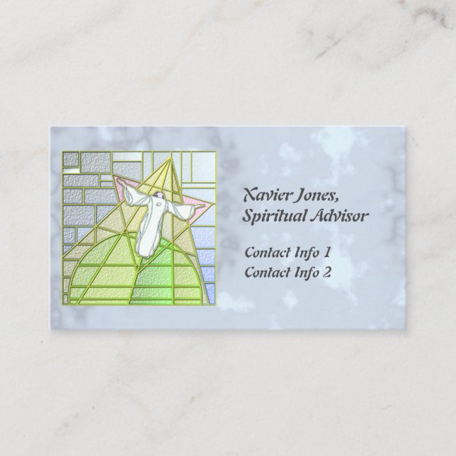 Personalized spiritual advisor business cards (Front)