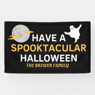 Personalized Spooktacular Halloween Banner