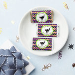 Personalized Spooky Cat Halloween Trick or Treat Hershey's Miniatures<br><div class="desc">Custom, personalized, modern, cool, stylish, halloween orange black purple green and white geometric harlequin diamond pattern design, fun, cute, scary, spooky, creepy black spooked cat, Hershey®’s Assorted Miniatures™ in an assortment of Milk Chocolate, Krackel®, Special Dark®, and Mr. Goodbar®. Simply type in Happy Halloween / your greetings / wishes, and...</div>