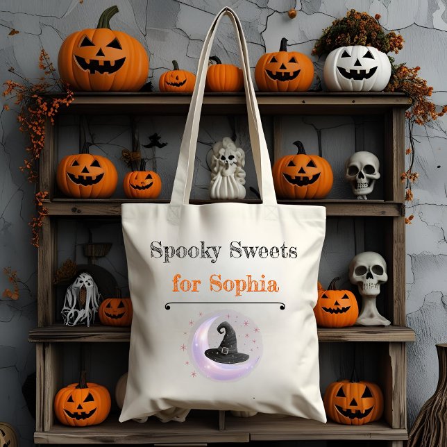 Personalized Spooky Sweets for Kids – Halloween  Tote Bag (Creator Uploaded)