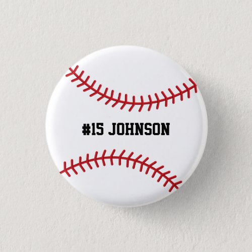 Personalized Sport Baseball  Softball  Button