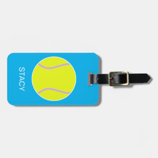 Personalized Sport Tennis ball Luggage Tag