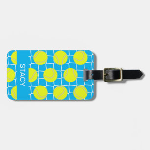 Personalized Sport Tennis balls Luggage Tag