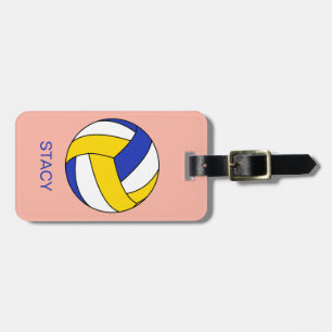 Personalized Sport Volleyball ball Luggage Tag