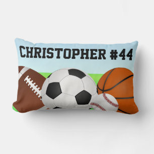 Personalized Sports All-Star Custom Name Pillow