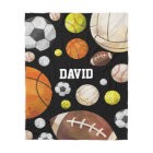 Personalized Sports Baby Boy Watercolor Balls
