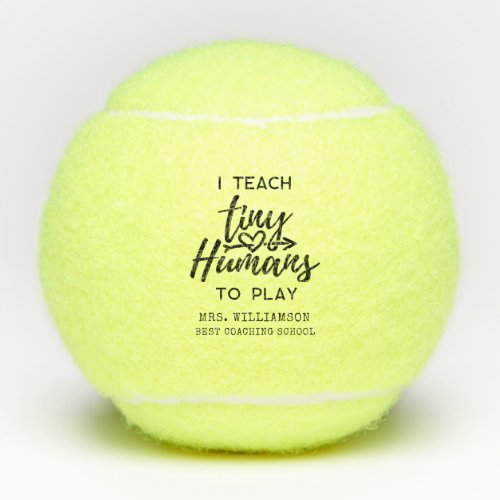 Personalized Sports Coach Teacher Tennis Balls