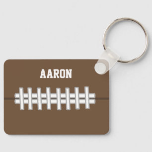 Personalized Sports Football Keychain Gift 