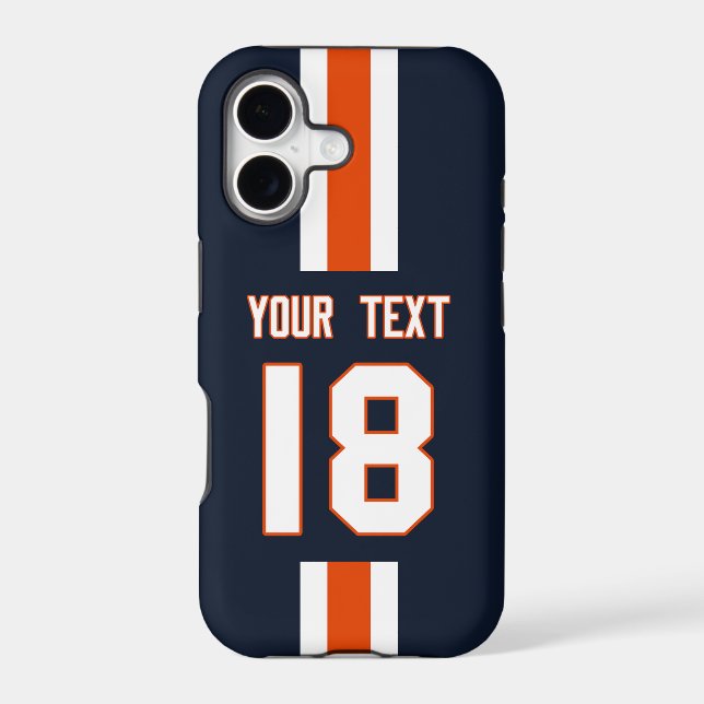 Personalized Sports Jersey iPhone 17 Air Case (Back)