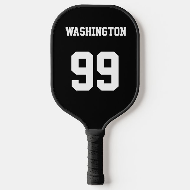 Personalized Sports Name and Number Pickleball Paddle (Front)