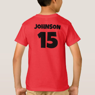 Personalized Sports Name Number T-Shirt