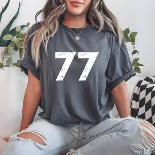 Personalized Sports Number College Football Game T-Shirt