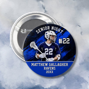 Personalized Sports Senior Night Photo Button