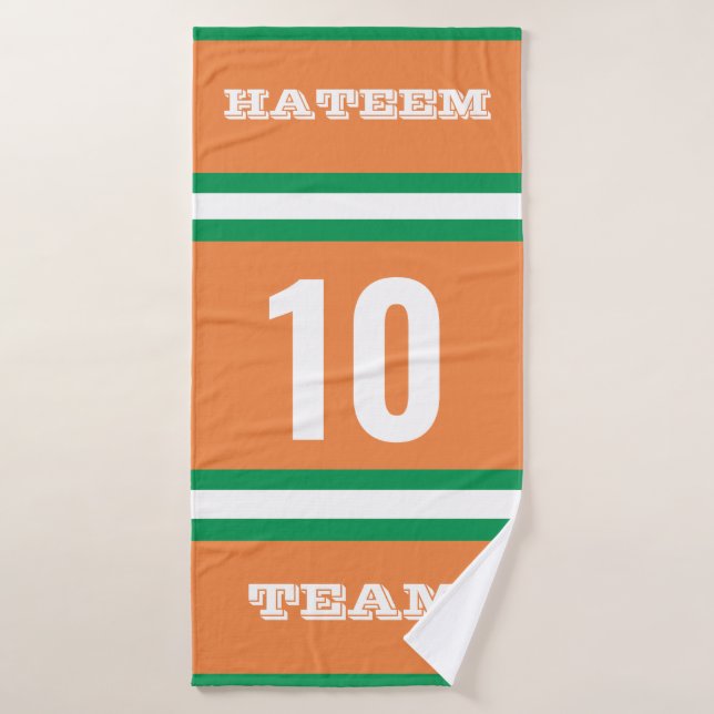 Personalized Sports/ Soccer/ Baseball/ Football  Bath Towel (Bath Towel)