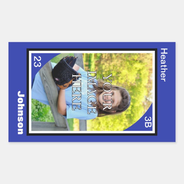 Personalized Sports Sticker (Front)