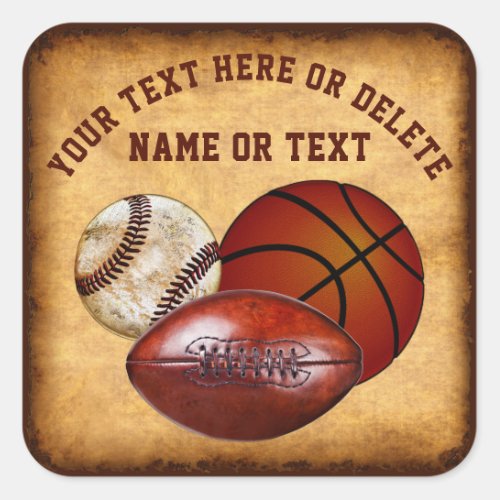 Personalized Sports Stickers for Any Occasion