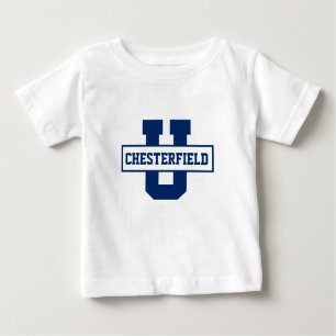 Personalized sports team monogram template baby T-Shirt