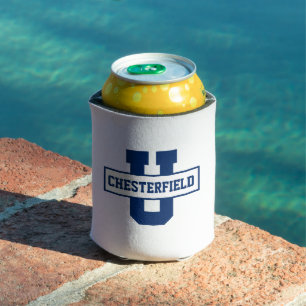 Personalized sports team monogram template can cooler