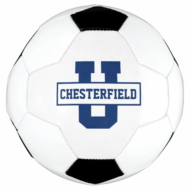 Personalized sports team monogram template soccer ball (Front)