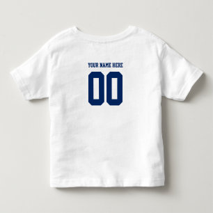 Personalized sports team monogram template toddler t-shirt