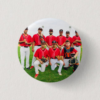 Personalized Sports Team Photo Button