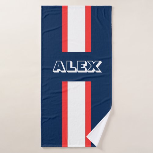 Personalized Sports TeamsoccerFootball  Bath Towel
