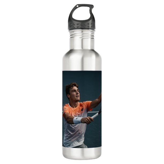 Personalized Sports Water Bottle | Custom Name (Front)