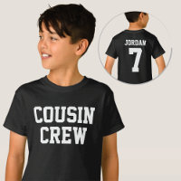 Personalized Sporty Style Cousin Crew